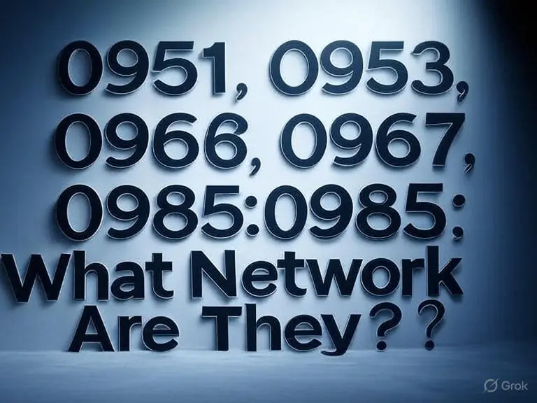 0951, 0953, 0966, 0967, 0985 What Network Are They